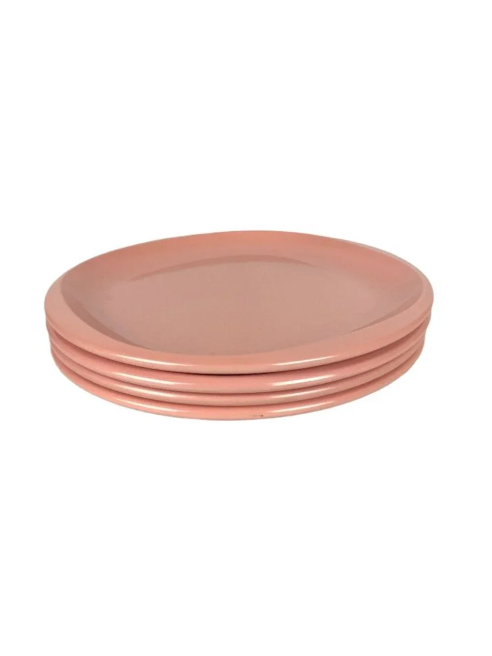 Bootonware Salad Plates Set Of 4 Melmac Melamine Bon Bon Pink Mid-Century Modern